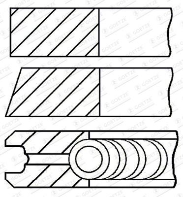 Zuigerveren Goetze Engine 08-429306-10