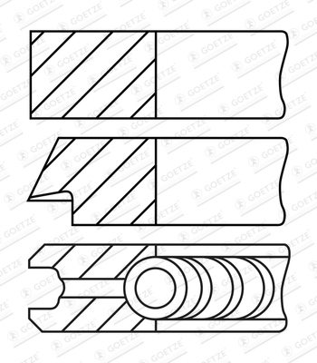 Zuigerveren Goetze Engine 08-432200-10