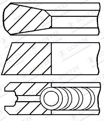 Zuigerveren Goetze Engine 08-432500-00