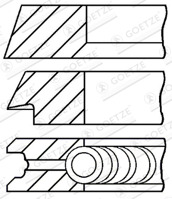 Zuigerveren Goetze Engine 08-434800-00