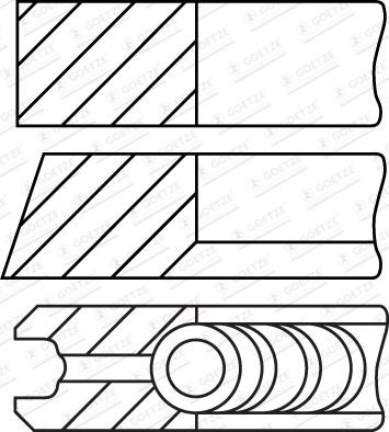 Zuigerveren Goetze Engine 08-439107-10