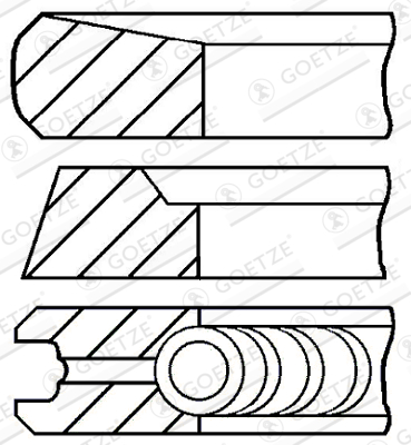 Zuigerveren Goetze Engine 08-440300-00