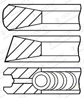 Zuigerveren Goetze Engine 08-442400-00