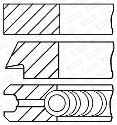 Zuigerveren Goetze Engine 08-442900-00