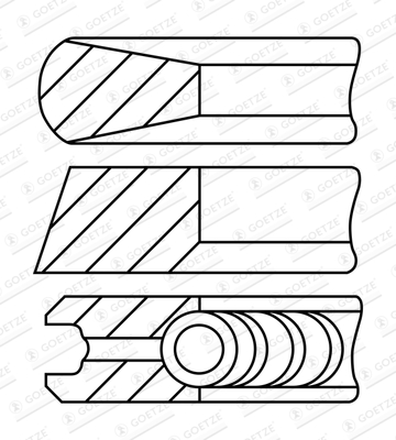 Zuigerveren Goetze Engine 08-443400-00