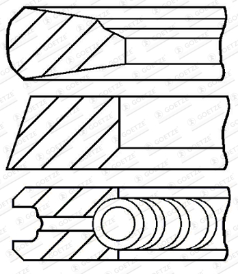Zuigerveren Goetze Engine 08-444600-00
