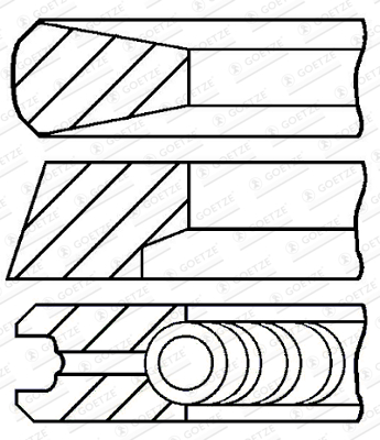 Zuigerveren Goetze Engine 08-444908-00