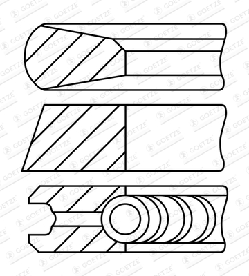 Zuigerveren Goetze Engine 08-445200-10