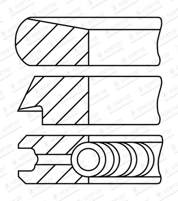 Zuigerveren Goetze Engine 08-447900-00