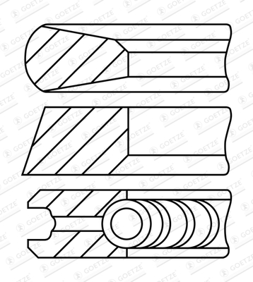 Zuigerveren Goetze Engine 08-449600-00