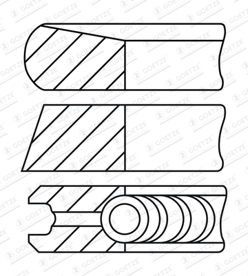 Zuigerveren Goetze Engine 08-450600-00