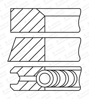 Zuigerveren Goetze Engine 08-450700-00