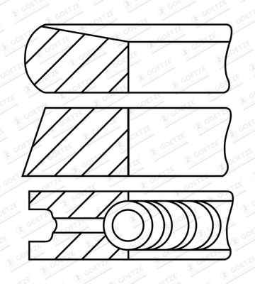 Zuigerveren Goetze Engine 08-452000-00