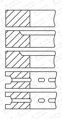 Zuigerveren Goetze Engine 08-525200-00