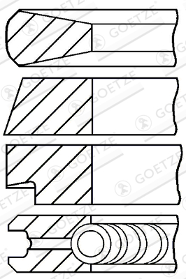 Zuigerveren Goetze Engine 08-527900-00