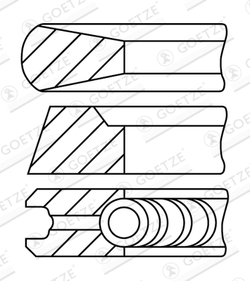 Zuigerveren Goetze Engine 08-740300-10