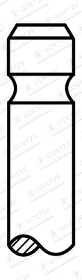 Goetze Engine Uitlaatklep 91-531032-00
