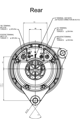 Prestolite Electric Alternator/Dynamo 1277A810