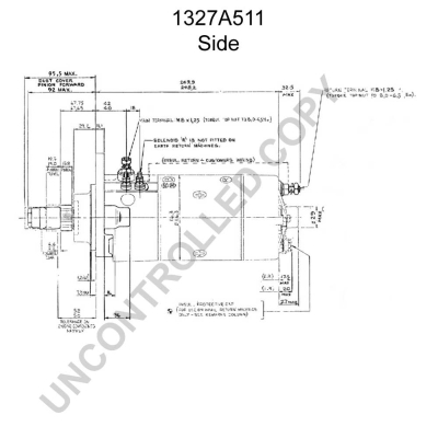 Prestolite Electric Starter 1327A511
