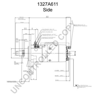 Prestolite Electric Starter 1327A611