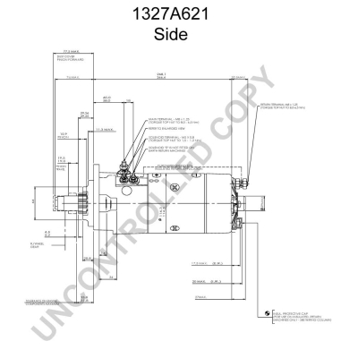 Prestolite Electric Starter 1327A621