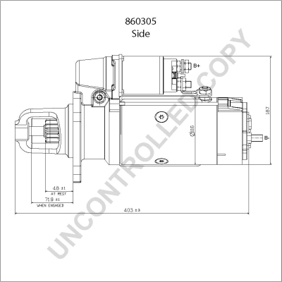 Prestolite Electric Starter 860305