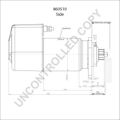 Prestolite Electric Starter 860510GB