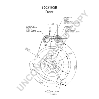 Prestolite Electric Starter 860516GB