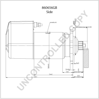 Prestolite Electric Starter 860656GB