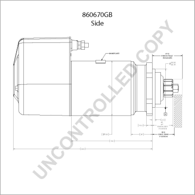 Prestolite Electric Starter 860670GB