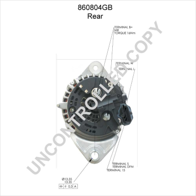Prestolite Electric Alternator/Dynamo 860804GB