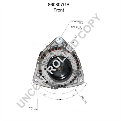Prestolite Electric Alternator/Dynamo 860807GB