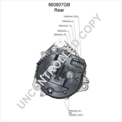 Prestolite Electric Alternator/Dynamo 860807GB