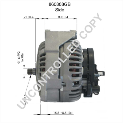 Prestolite Electric Alternator/Dynamo 860808GB