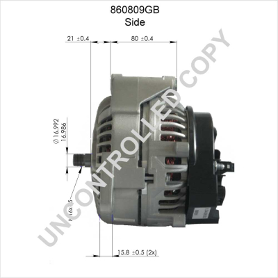Prestolite Electric Alternator/Dynamo 860809GB