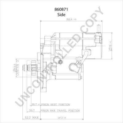Prestolite Electric Starter 860871