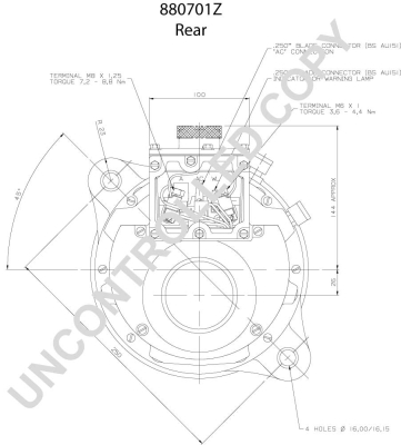 Alternator/Dynamo Prestolite Electric 880701Z