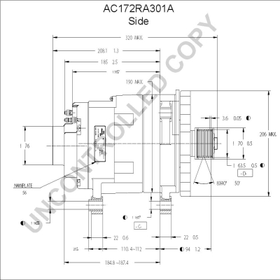 Alternator/Dynamo Prestolite Electric AC172RA301A