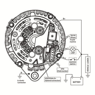 Prestolite Electric Alternator/Dynamo AVI147S3238HD