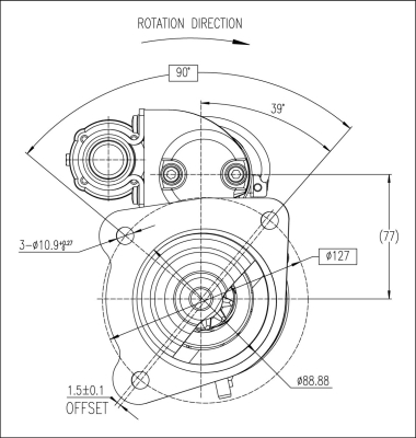 Prestolite Electric Starter M100R2014SE