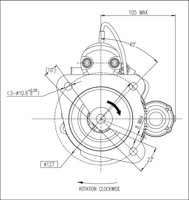 Prestolite Electric Starter M100R2016SE