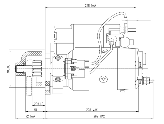 Prestolite Electric Starter M100R2016SE