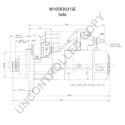 Prestolite Electric Starter M105R3031SE