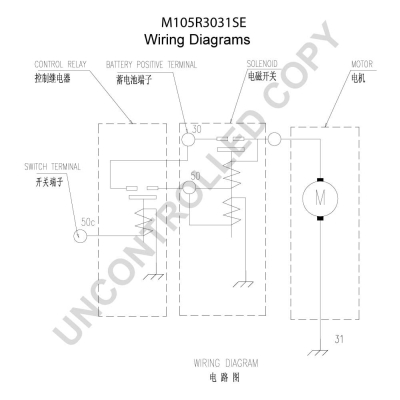 Prestolite Electric Starter M105R3031SE