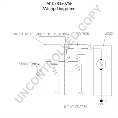 Prestolite Electric Starter M105R3507SE