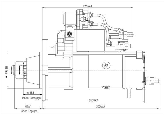 Prestolite Electric Starter M90R3540SE