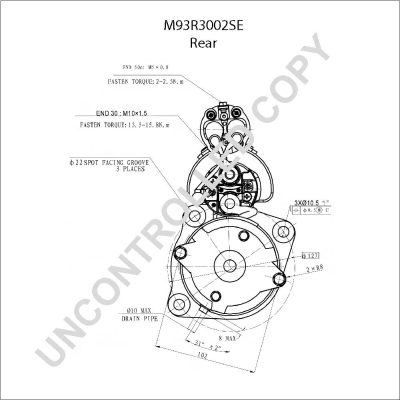 Prestolite Electric Starter M93R3002SE