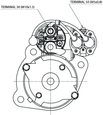 Prestolite Electric Starter M93R3007SE