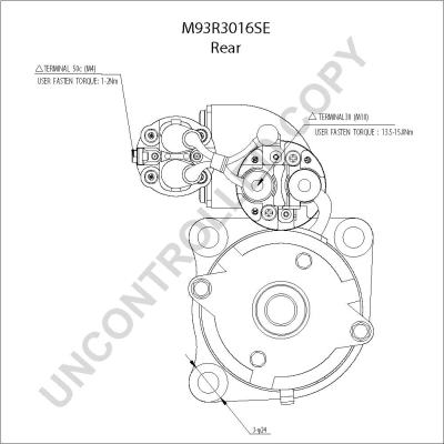Prestolite Electric Starter M93R3016SE