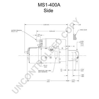 Prestolite Electric Starter MS1-400A